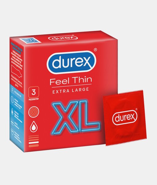 Durex Feel Thin XL prezerwatywy cienkie