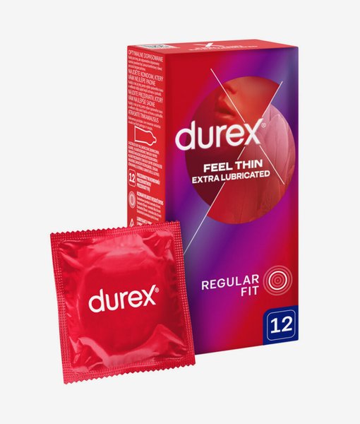 Durex Feel Thin Fetherlite Elite cienkie prezerwatywy dodatkowo nawilżane