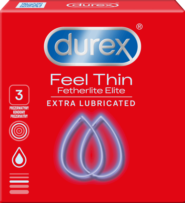 Durex Fetherlite Elite supercienkie prezerwatywy 