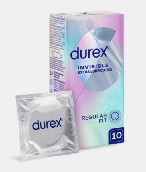  Durex Invisible Extra Lubricated prezerwatywy nawilżane