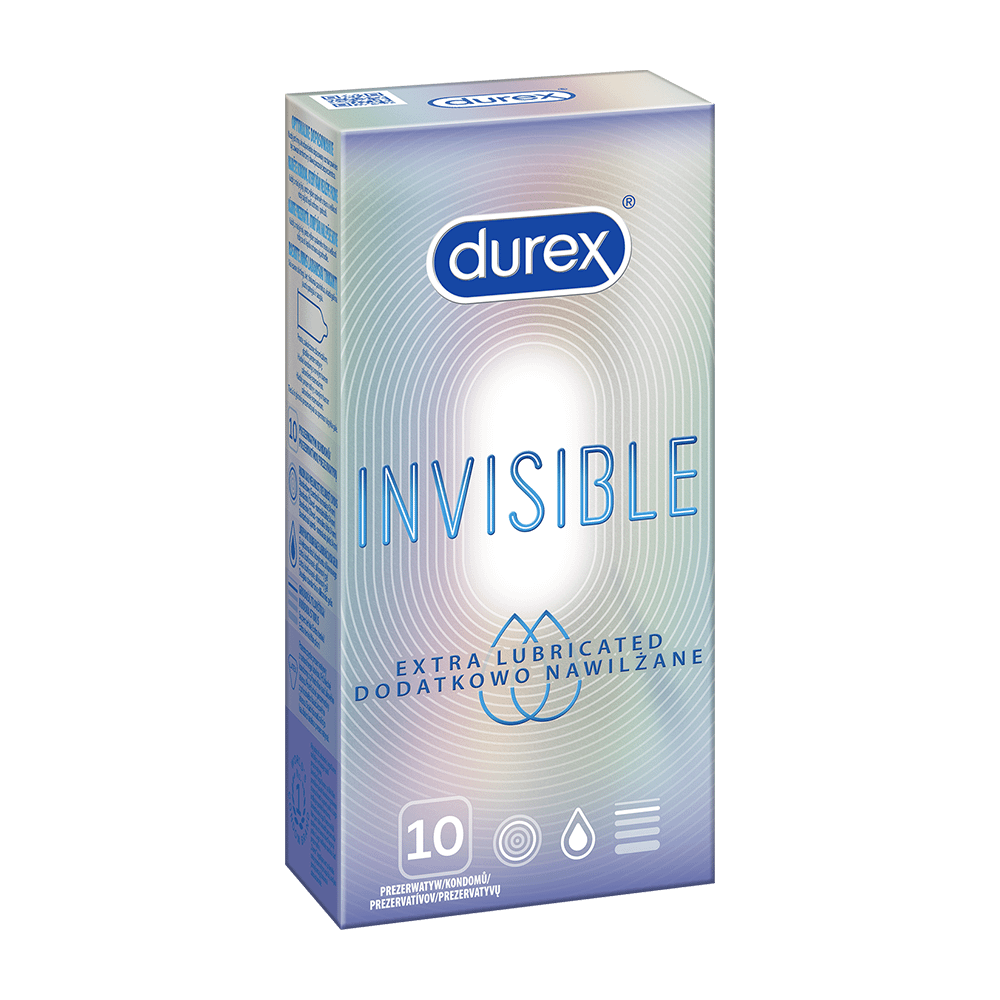 Durex Invisible Lubricated prezerwatywy
