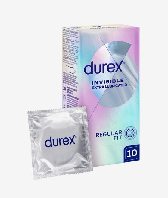 Durex Invisible Extra Lubricated prezerwatywy nawilżane