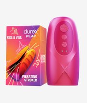 Durex Play Ride & Vibe wibrujący masturbator z lizaniem thumbnail