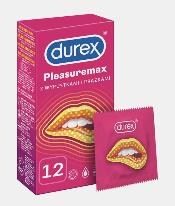 Durex Pleasuremax prezerwatywy z prążkami i wypustkami