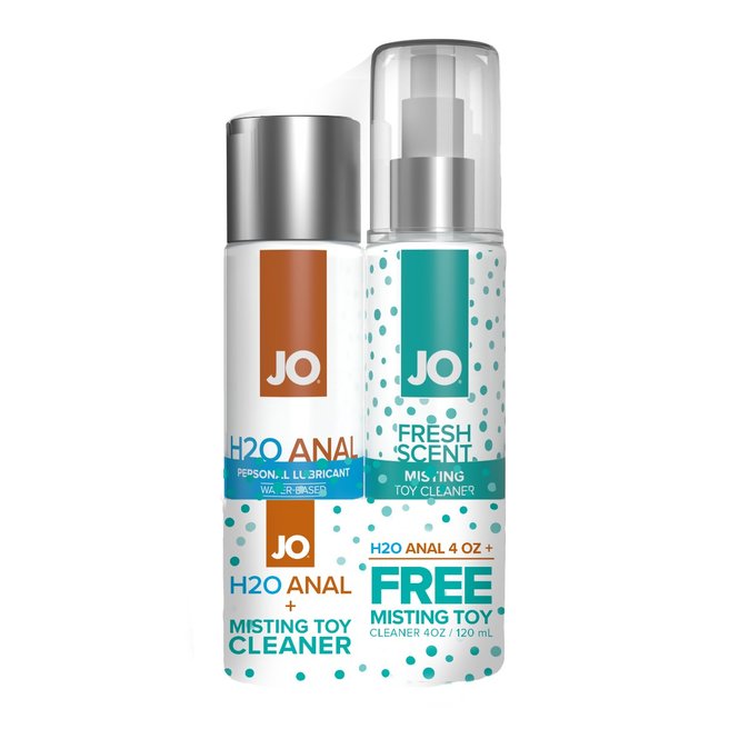 Zestaw Jo- Anal H2O Original Lubrykant i środek do czyszczenia zabawek