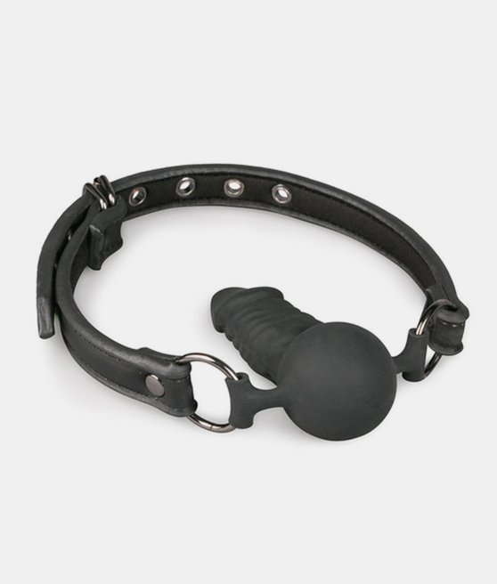 Ball Gag with silicone dong knebel erotyczny z penisem