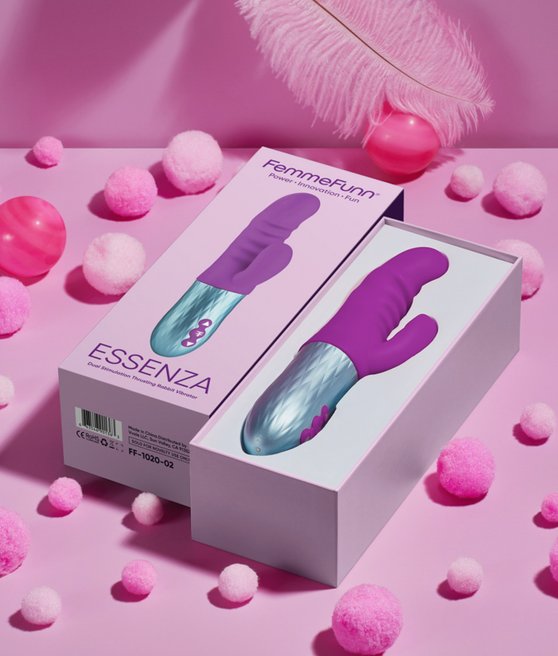 FemmeFunn essenza purple podwójny wibrator pulsacyjny