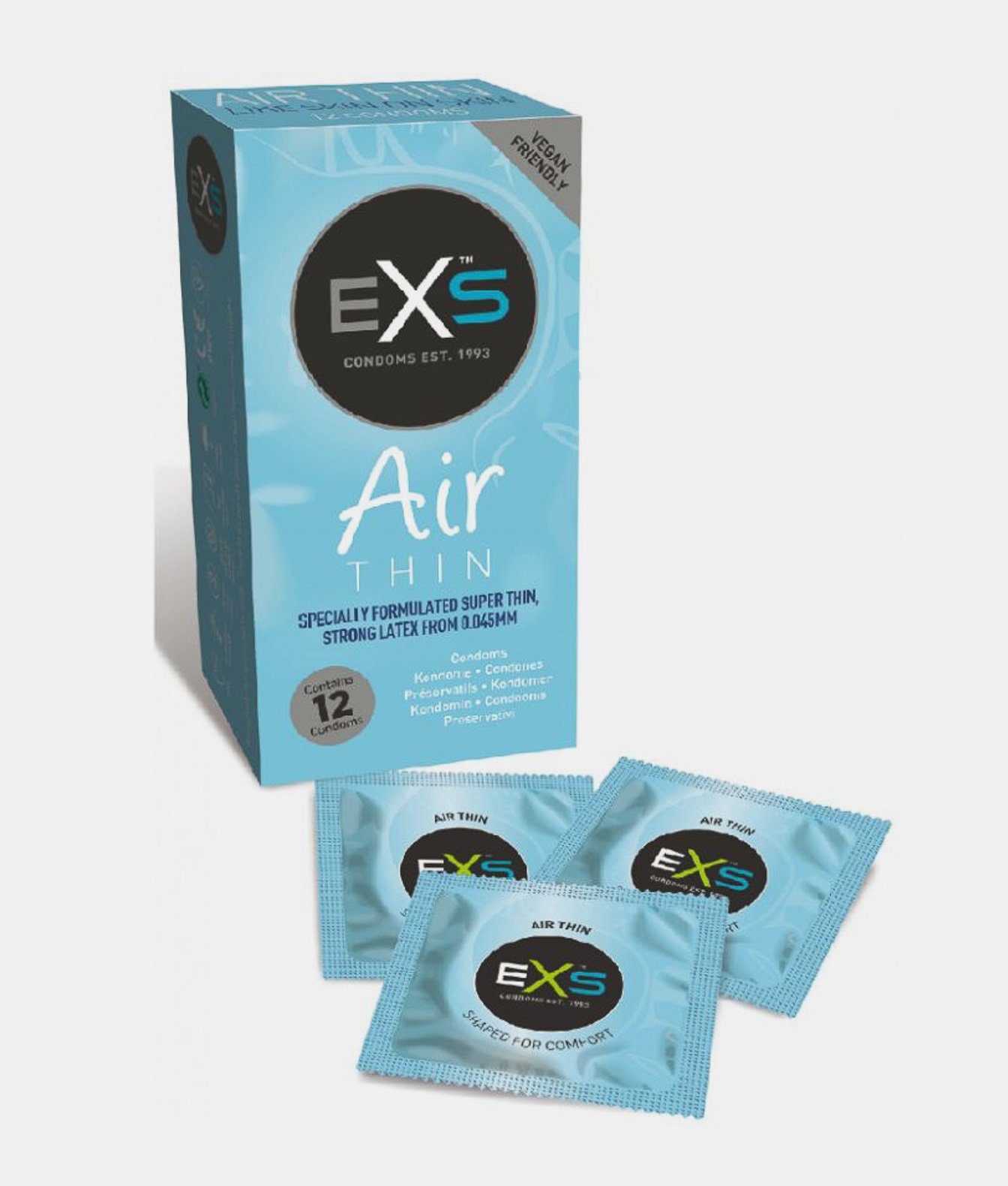EXS Air Thin Najcieńsze Cienkie Prezerwatywy