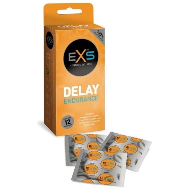 EXS Delay Endurance Condoms prezerwatywy opóźniające wytrysk