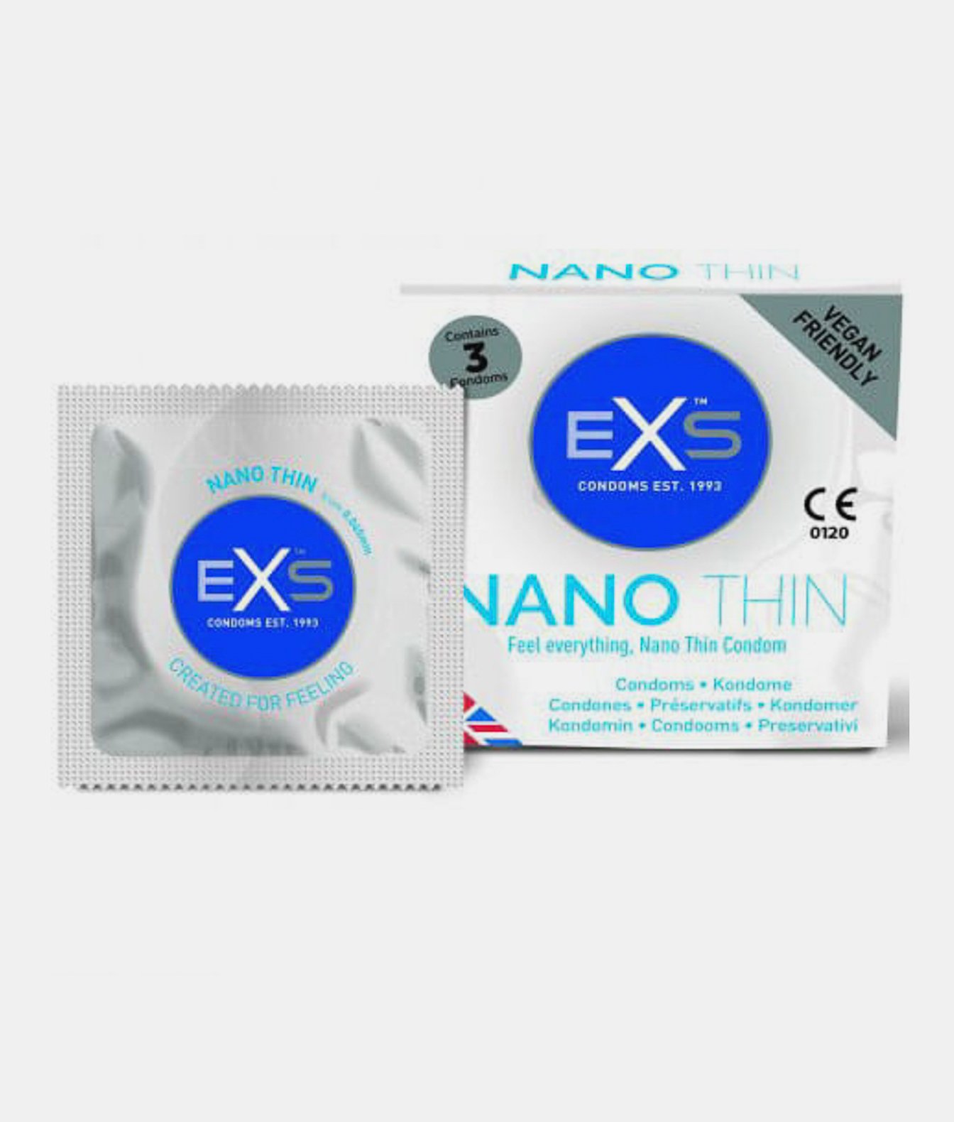 EXS Nano Thin ultra cienkie prezerwatywy 