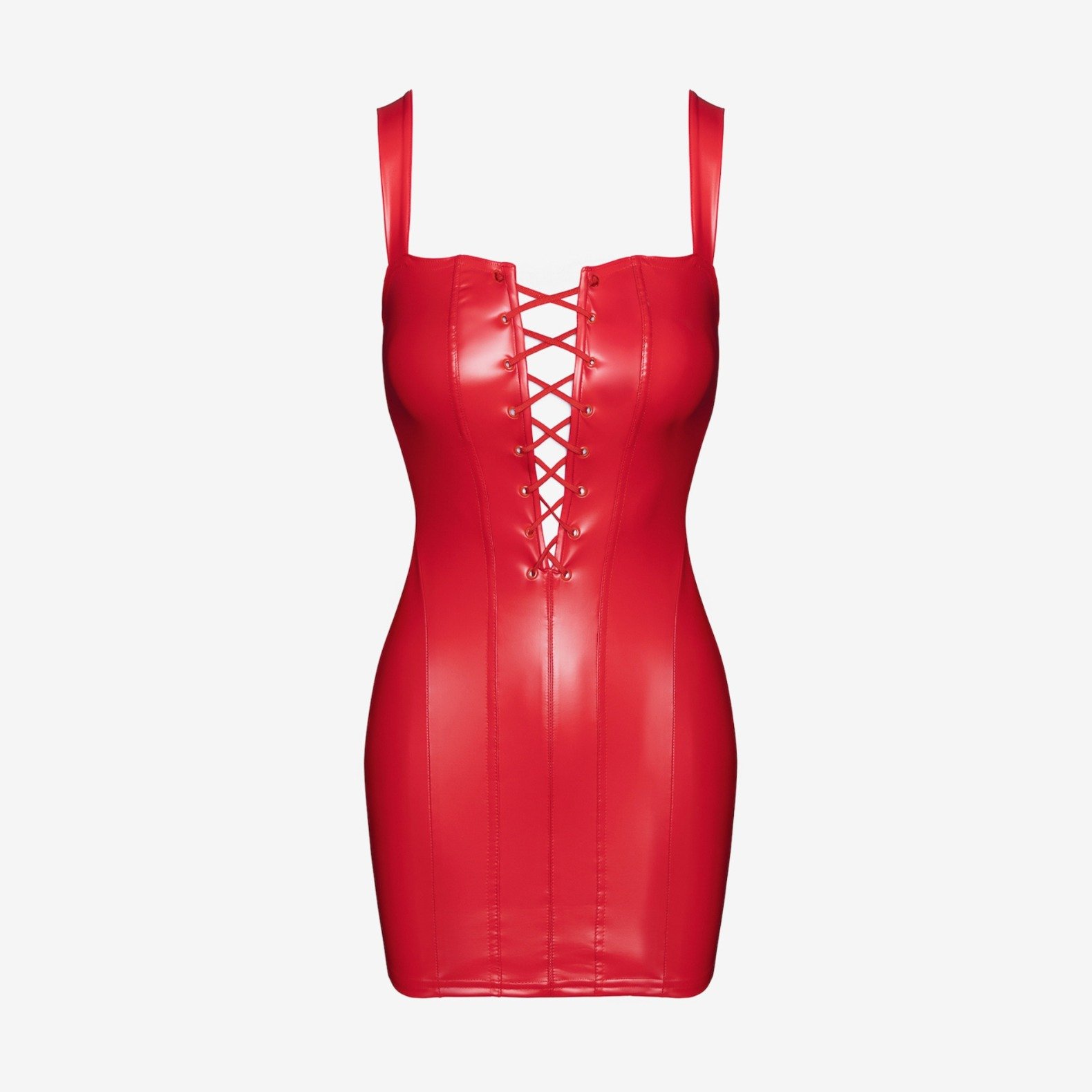 Noir Handmade Bombshell Lace Up F364 mini sukienka