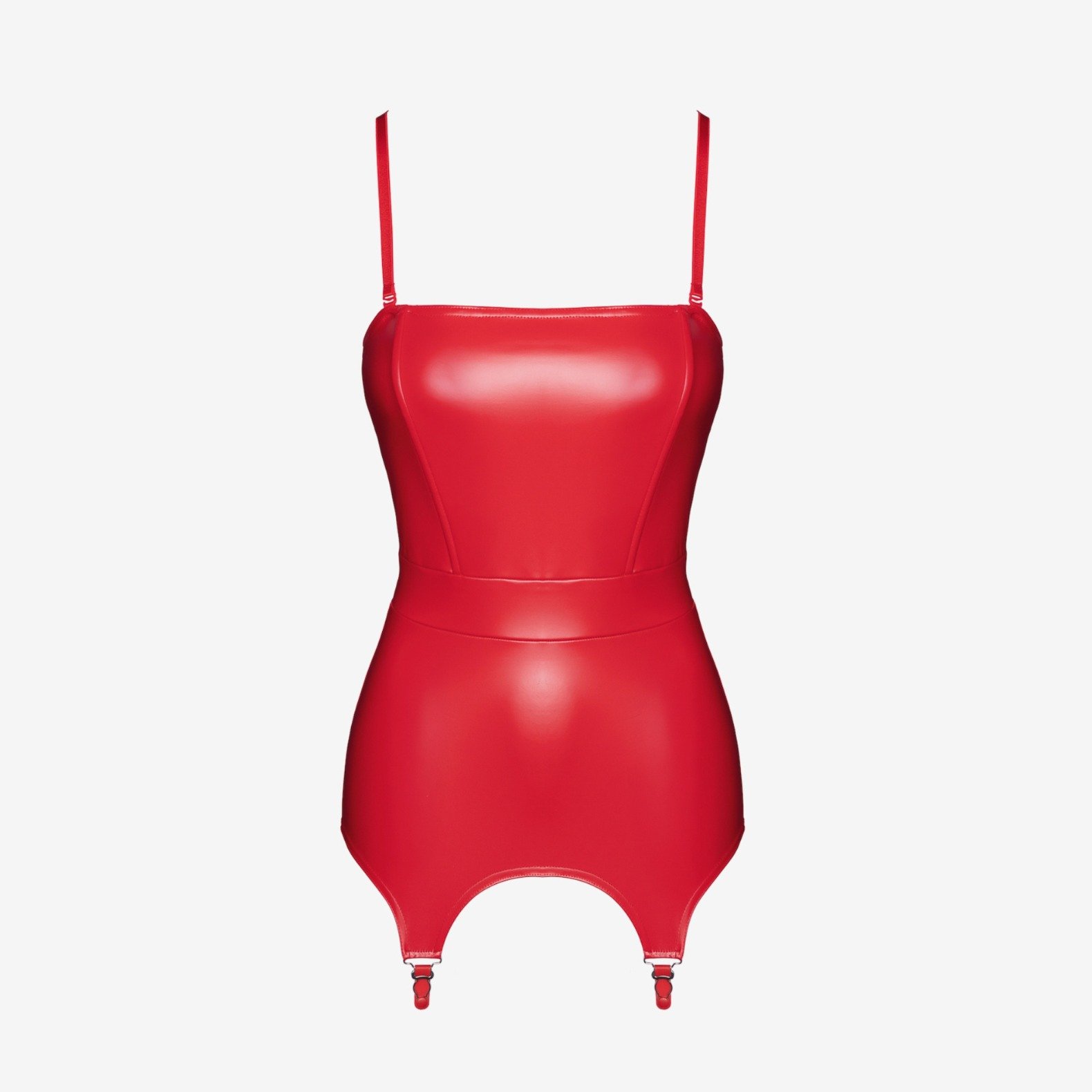 Noir Handmade Bombshell Fierce F368 czerwony gorset