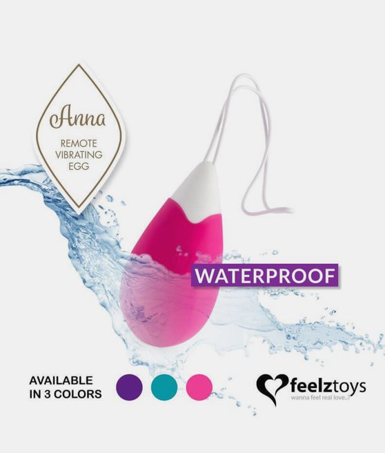 Feelztoys Anna wibrujące jajko na pilota