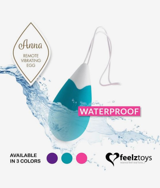 Feelztoys Anna wibrujące jajko na pilota