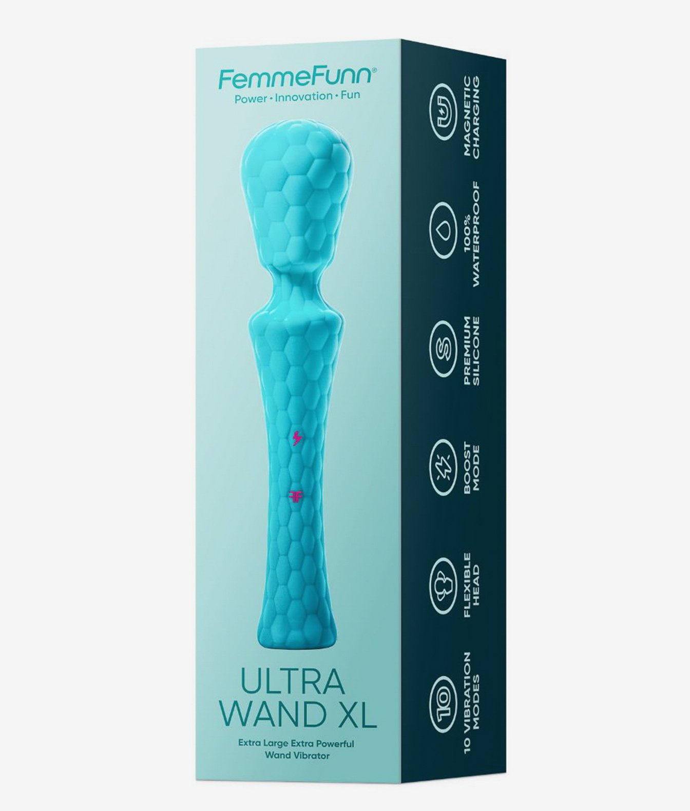 FemmeFunn ultra wand XL turkusowy masażer ciała