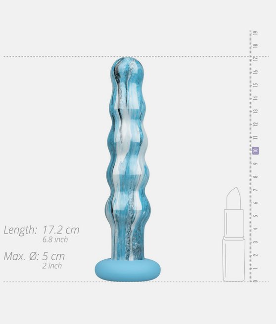 Gildo Ocean Flow szklane dildo