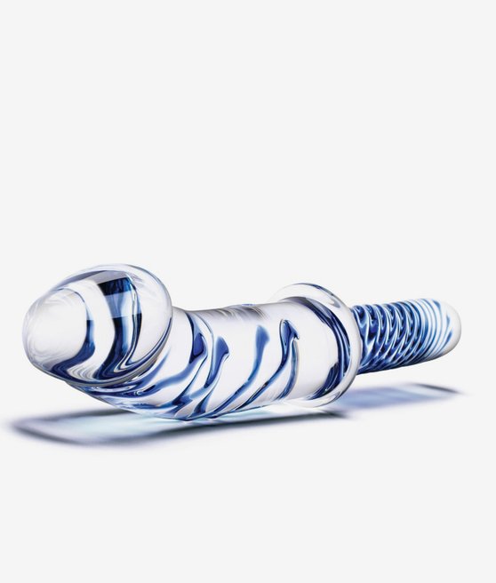 Glas dwustronne szklane dildo