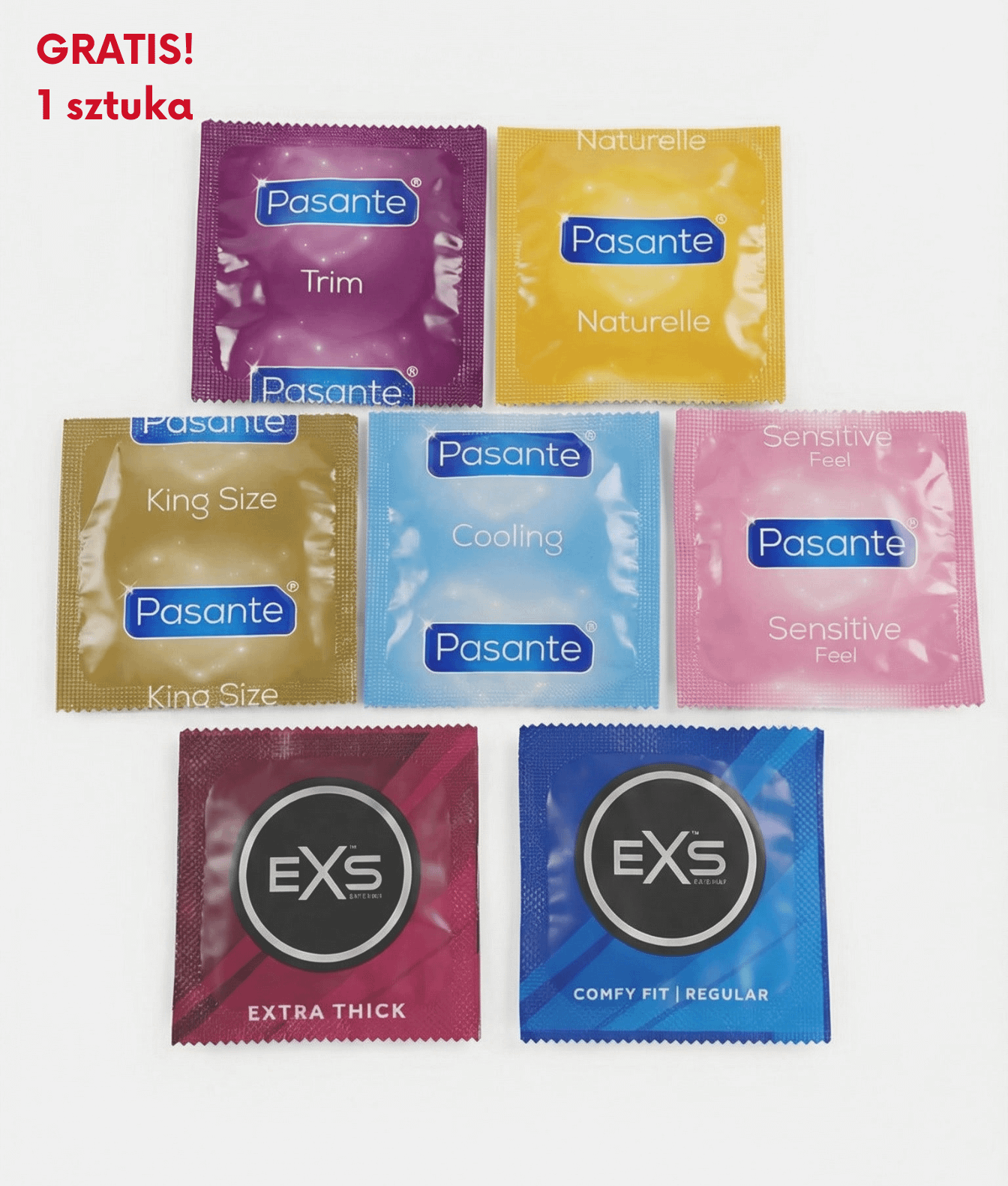 Pasante Intensity Ribs&Dots prezerwatywy zwiększające doznania