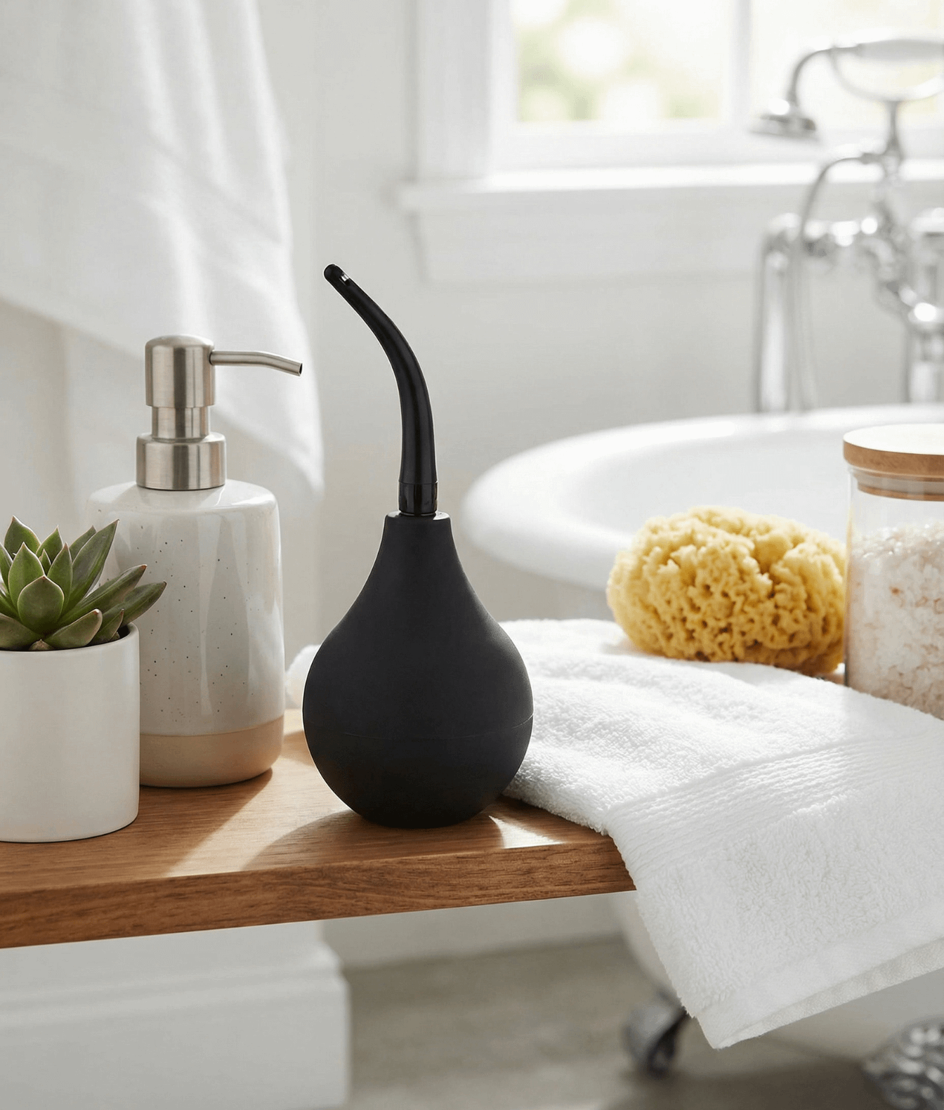 N69 Soft Douche gruszka higieniczna z elastyczną końcówką