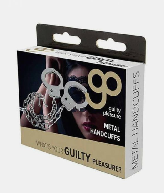 Guilty Pleasure metalowe kajdanki