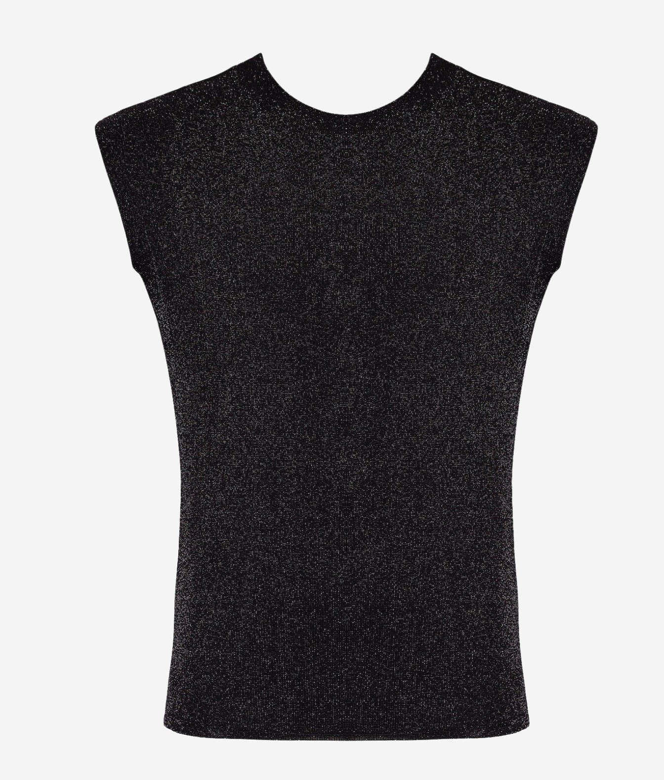 Noir Handmade Onyx Skin Tank z transparentnego tiulu