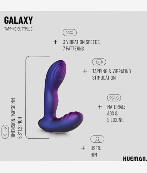 Hueman Galaxy Masażer prostaty wibrujący