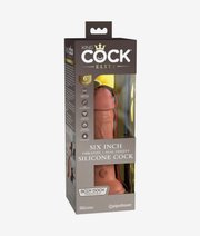 King Cock® Elite 6 Silicone Dual Density Cock z wibracjami thumbnail