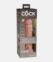 King Cock® Elite 8 Silicone Dual Density Cock z wibracjami thumbnail