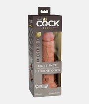 King Cock® Elite 8 Silicone Dual Density Cock z wibracjami thumbnail