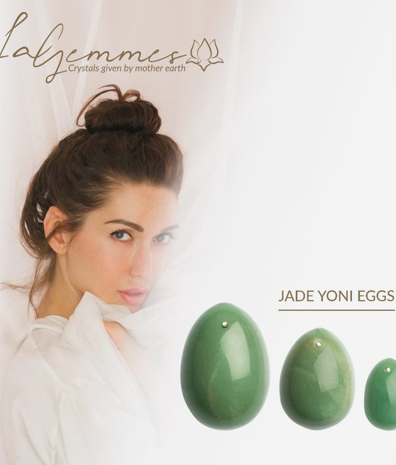 La gemmes Yoni egg Jade zestaw kulek