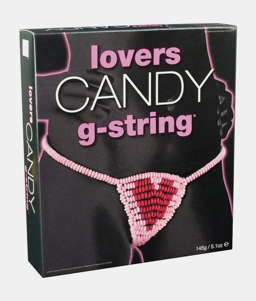 Lovers Candy G-String jadalne stringi z pudrowych cukierków