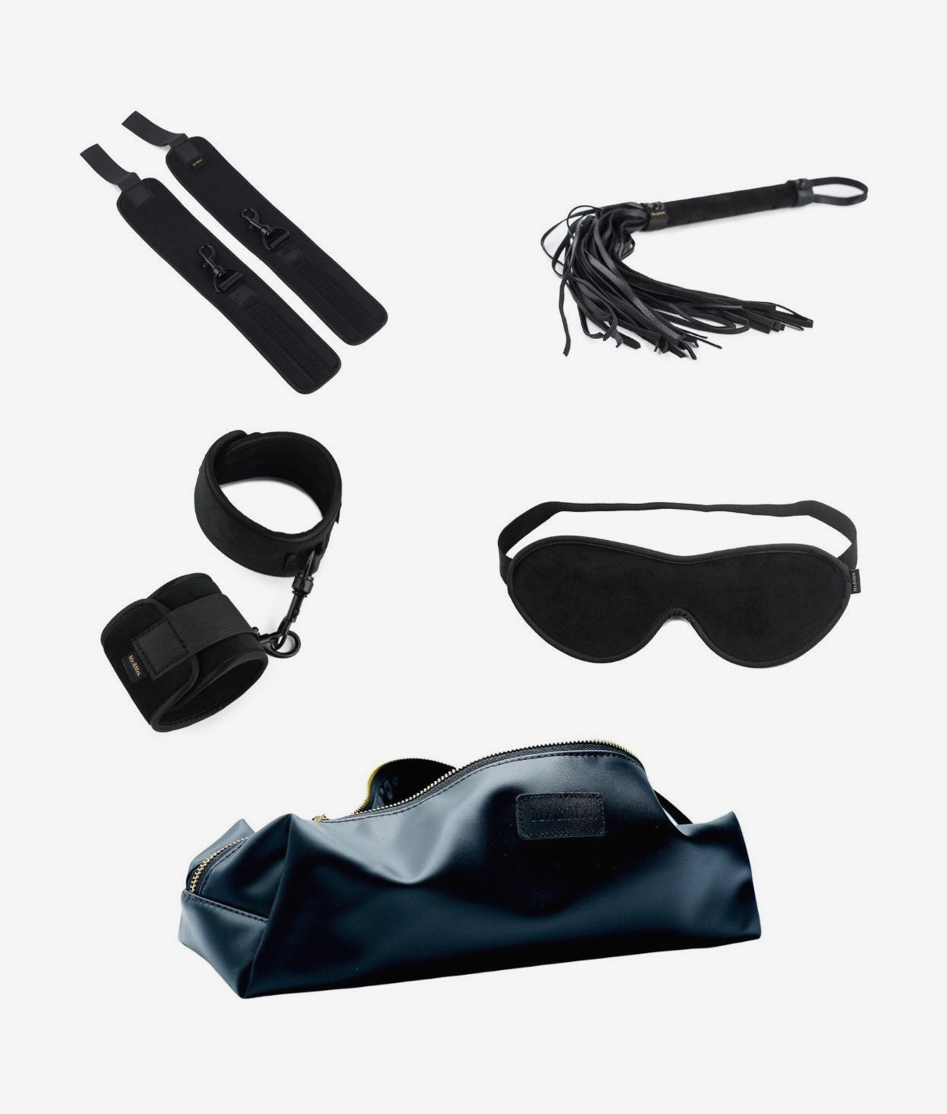 Mr.& Mrs. zestaw BDSM z etui z silikonu organicznego