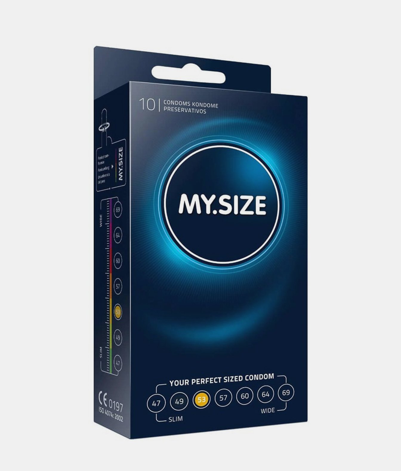 MY.SIZE 53 prezerwatywy dla obwodu 11-11,5 cm
