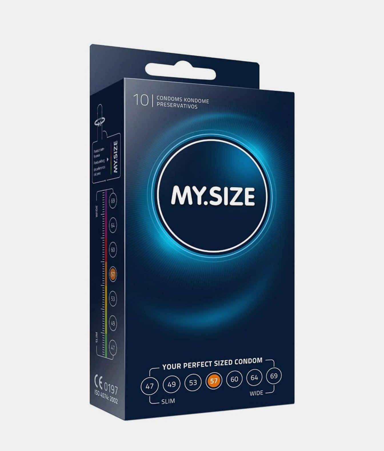 MY.SIZE 57 prezerwatywy dla obwodu 11.5-12 cm