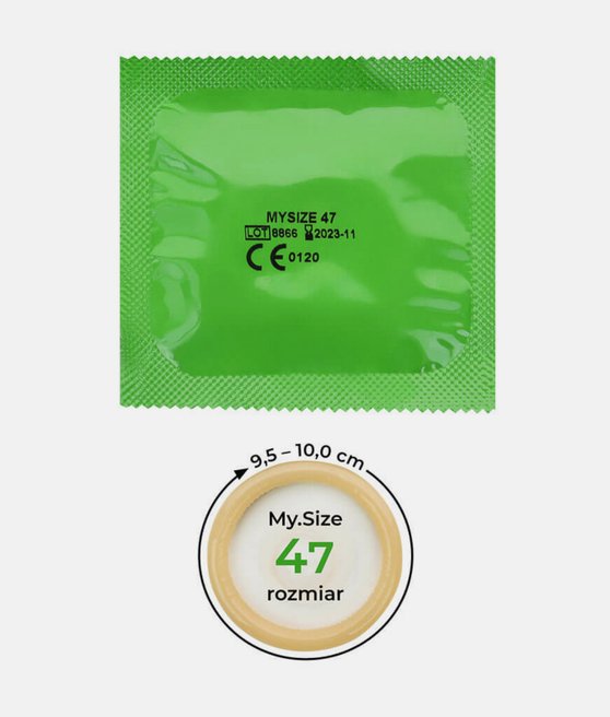 MY.SIZE PRO 47 prezerwatywy dla obwodu 9.5-10 cm