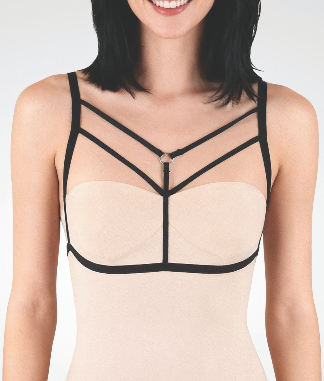 NAKAI So Virelle czarny harness na klatkę piersiową