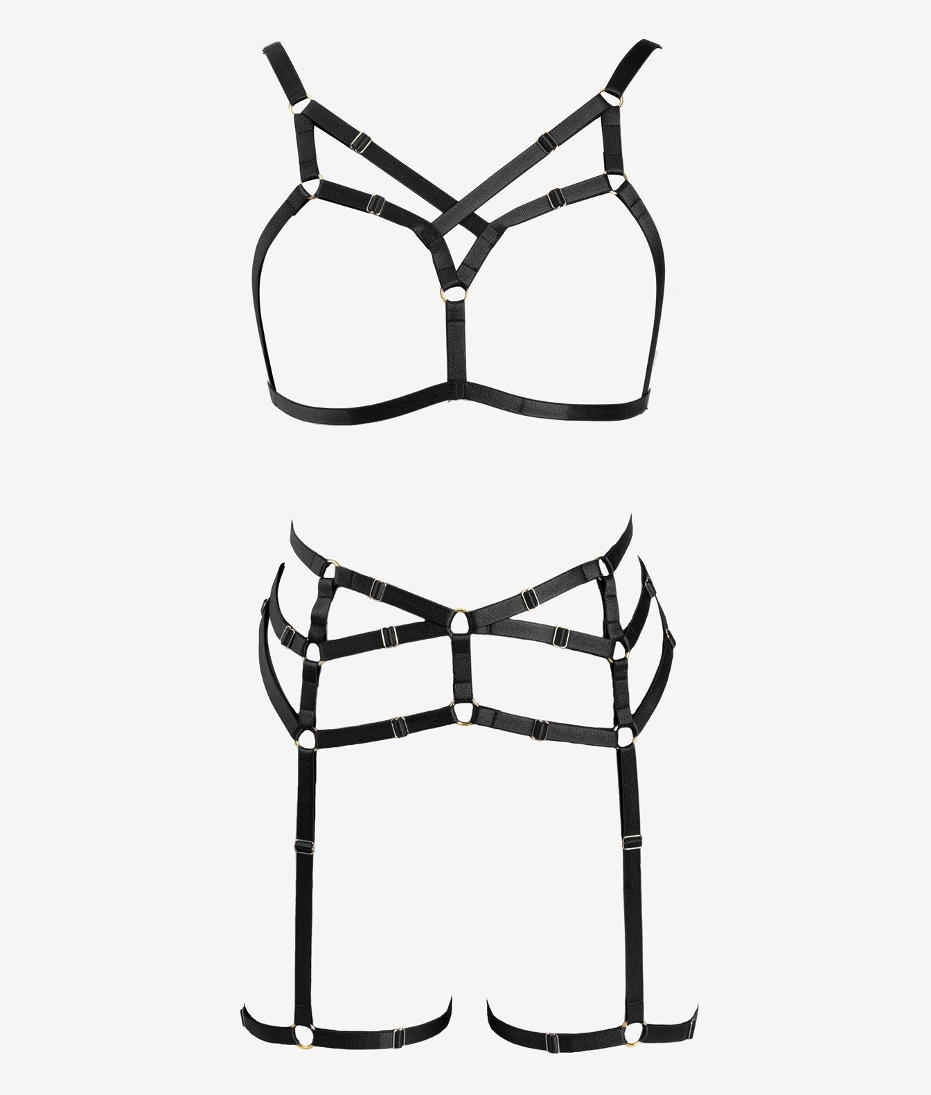 NAKAI Nerezza 2 częściowy harness czarny