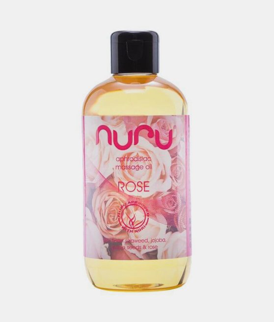 Nuru Massage Oil Rose olejek do masażu z afrodyzjakiem