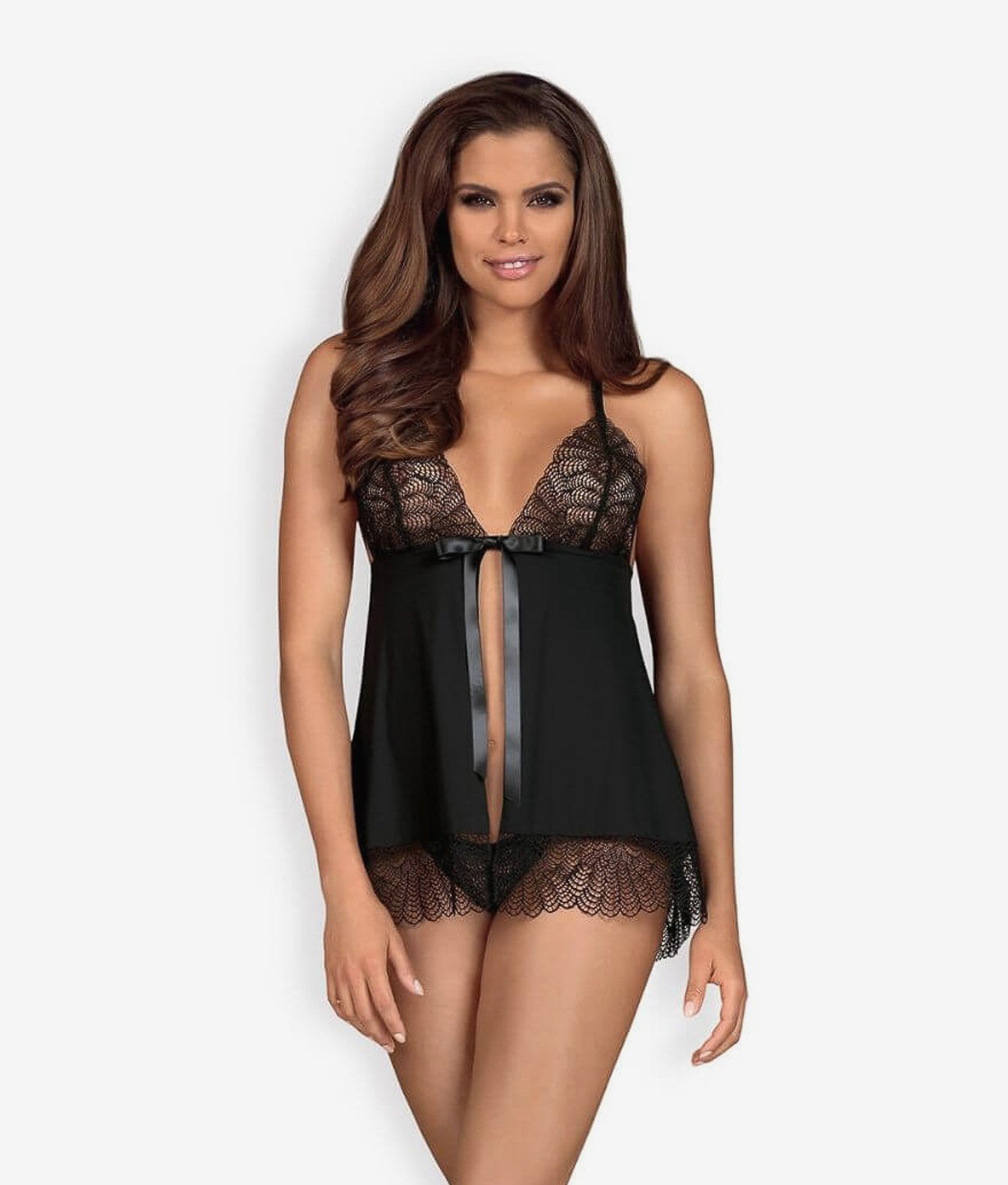 Obsessive Chiccanta koszulka babydoll i stringi