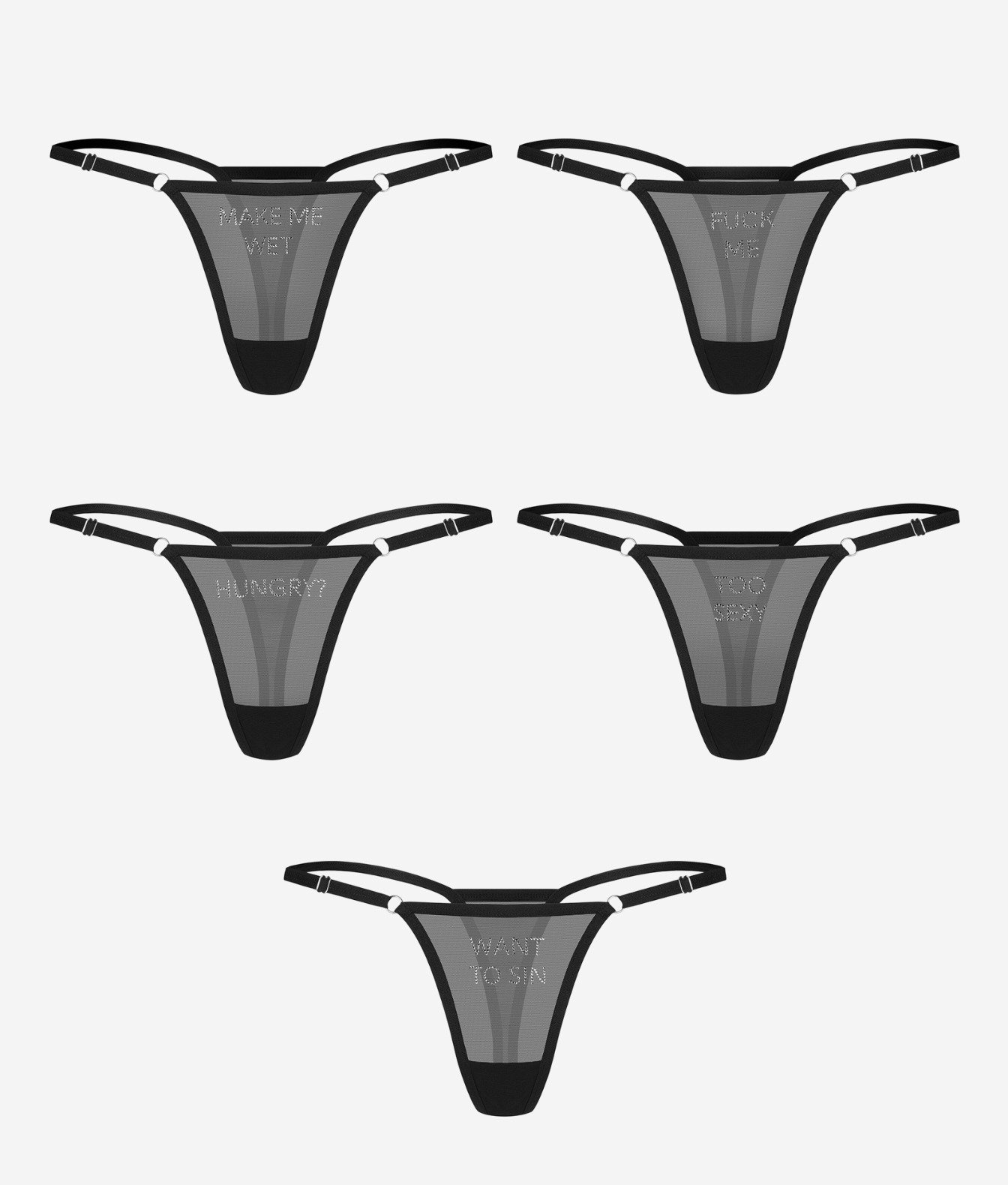 Obsessive Violami 5-pak stringi