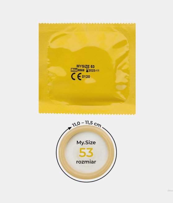 MY.SIZE 53 prezerwatywy dla obwodu 11-11,5 cm