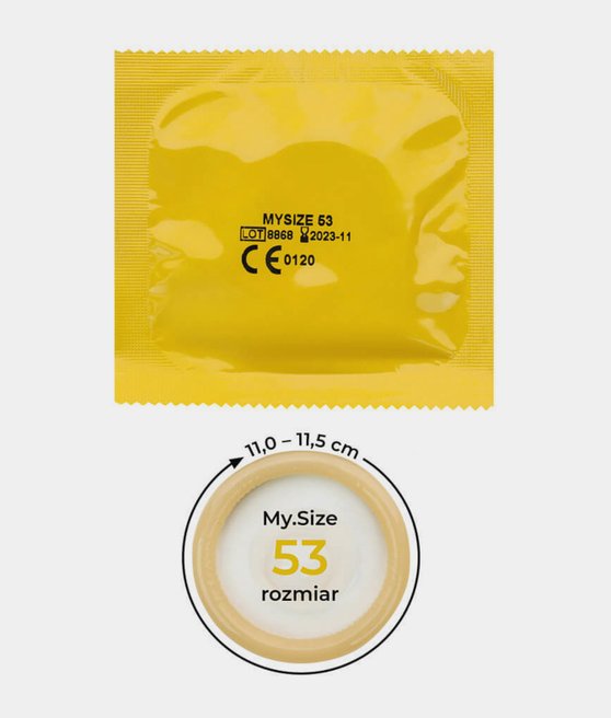 MY.SIZE PRO 53 prezerwatywy dla obwodu 11-11,5 cm