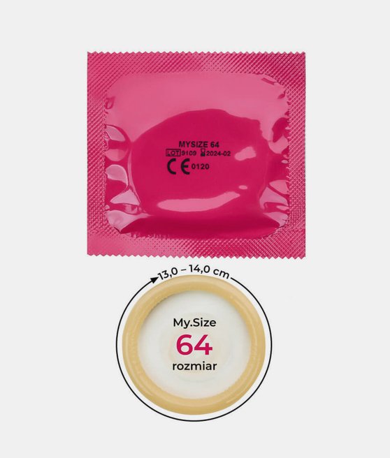 MY.SIZE 64 prezerwatywy dla obwodu 13-14 cm