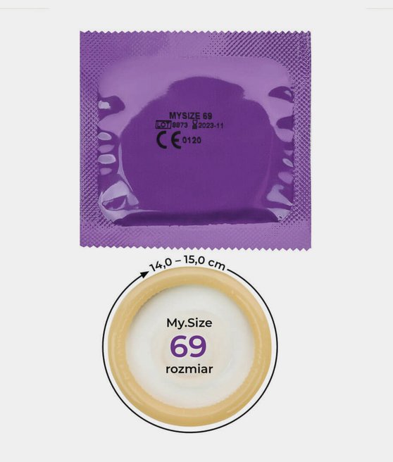 MY.SIZE 69 prezerwatywy dla obwodu 14-15 cm