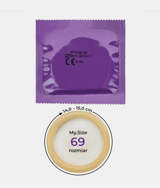 MY.SIZE PRO 69 prezerwatywy dla obwodu 14-15 cm