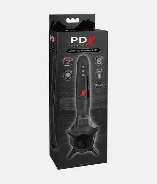 PDX Elite Vibrating Roto-Sucker masturbator z wibracjami