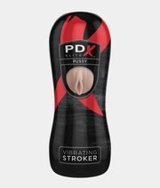 PDX Elite Vibrating Pussy Stroker masturbator z wibracjami thumbnail