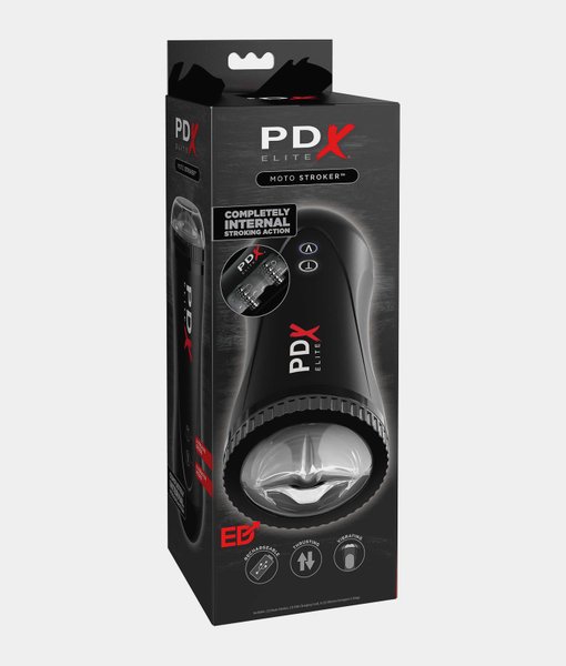 PDX Elite Moto Stroker masturbator z wibracjami