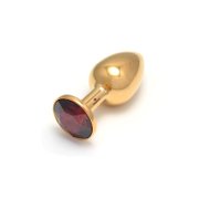 Rosebuds® korek analny z kryształkiem Swarovskiego i złotą powłoką thumbnail