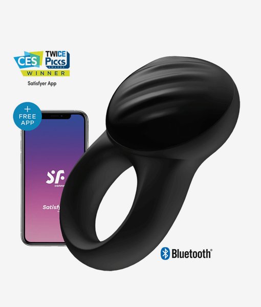 Satisfyer Signet Ring wibrujący pierścień erekcyjny sterowany aplikacją na telefon